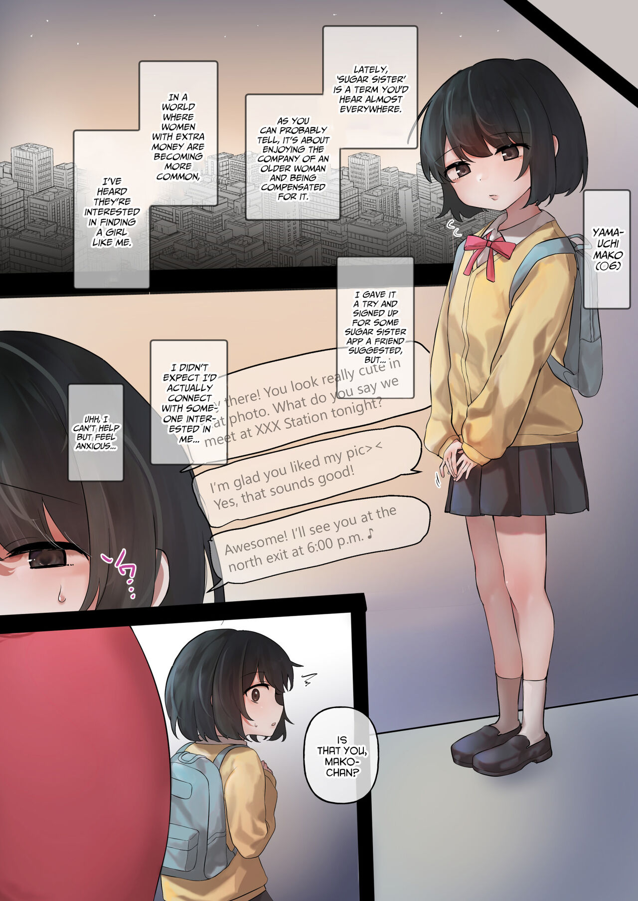 Anekatsu Apuri Hajimemashita. Nani mo Shiranakatta Watashi Ga Kyoaku Futanari Onee-san Ni Tabe Rare Chau Made | I Decided to Give This "Sugar Sister" App a Try page 2 full