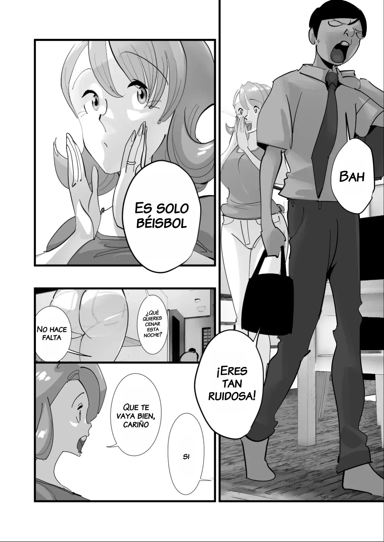 Home In Hitozuma "Ano Bullpen o Mamoru Tame" | Home Run A Una Mujer Casada page 9 full
