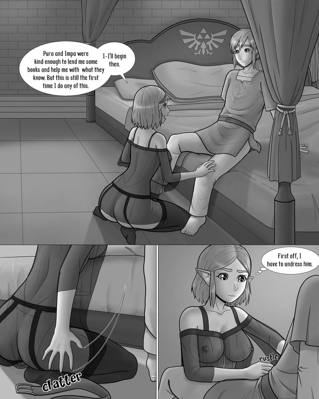 Zelda no Densetsu -Princess to no Night- | The Legend of Zelda -A night with the Princess- page 8 full