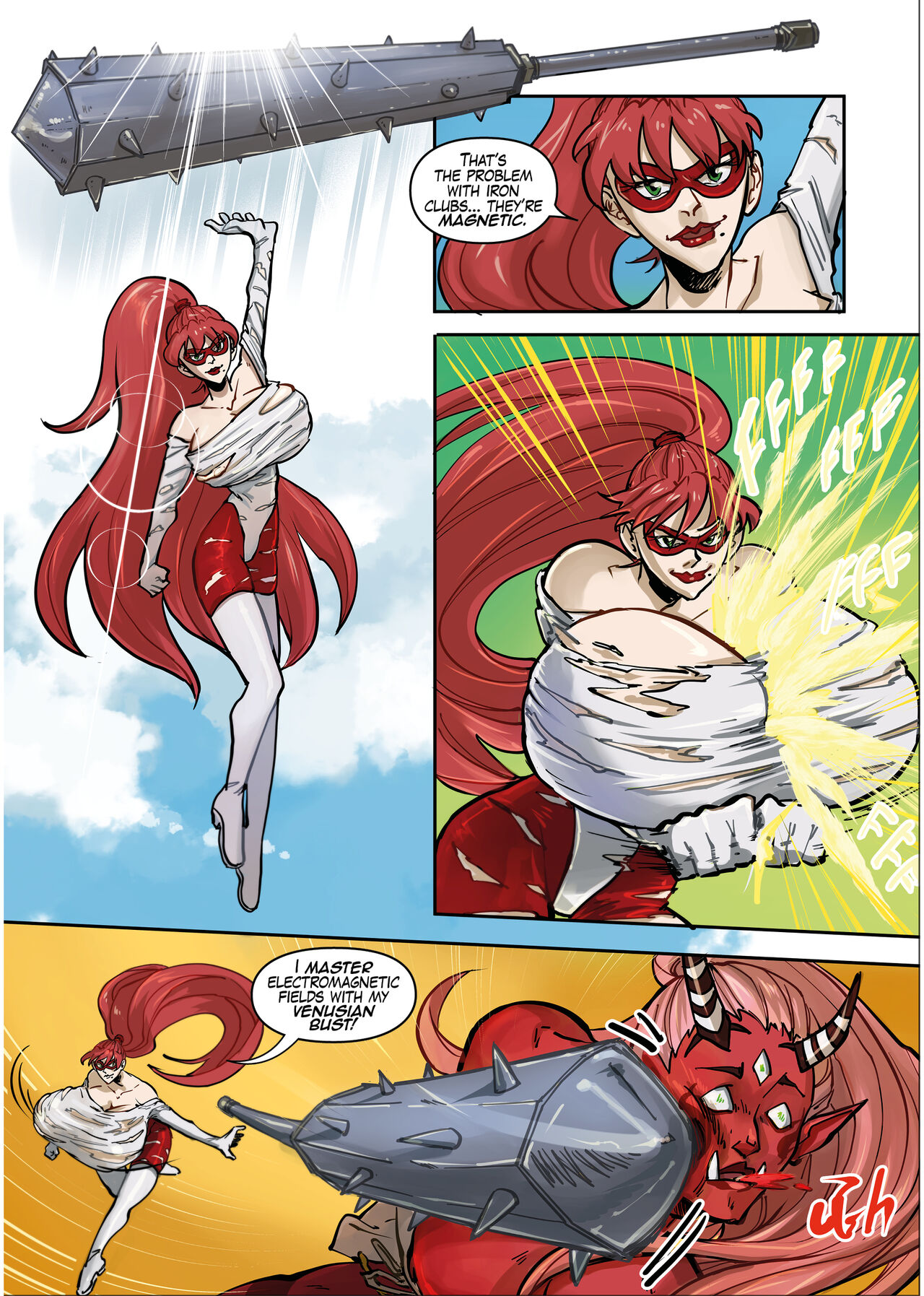 Super MILF vs. Red Oni page 5 full