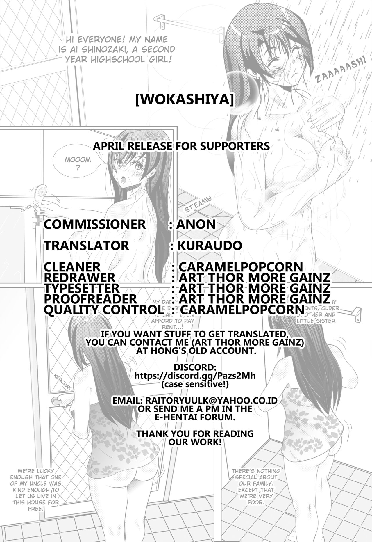 April release for supporters. page 9 full