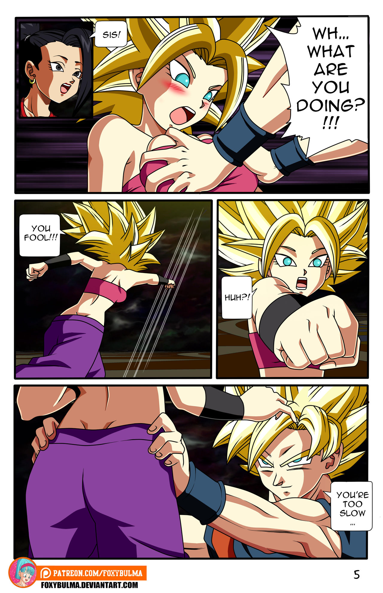 Saiyan Threesome page 5 full