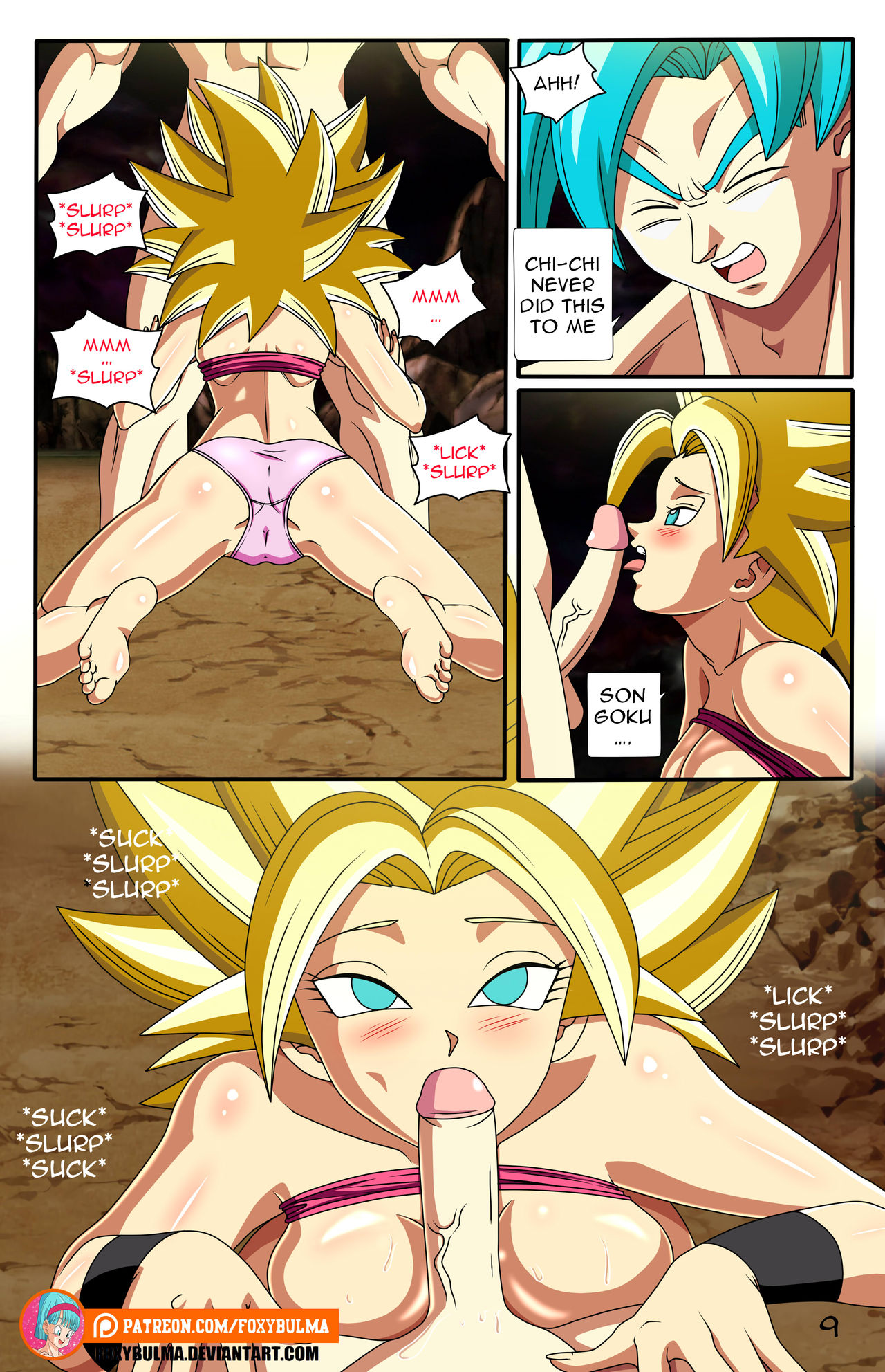 Saiyan Threesome page 9 full