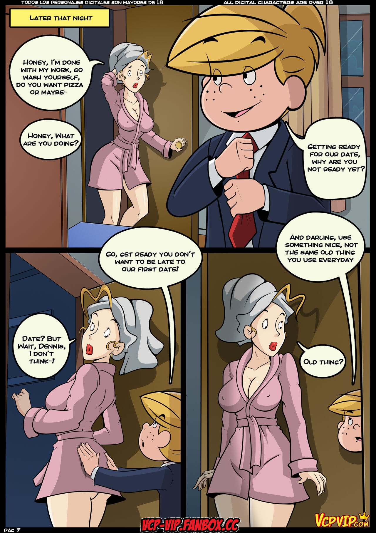MILF Catcher's #4: A Man's Business!  Complete page 8 full