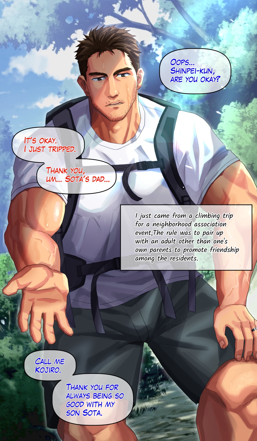 【イズ】Hydration at the mountain lodge with my friend's perverted 〇ather page 9 full