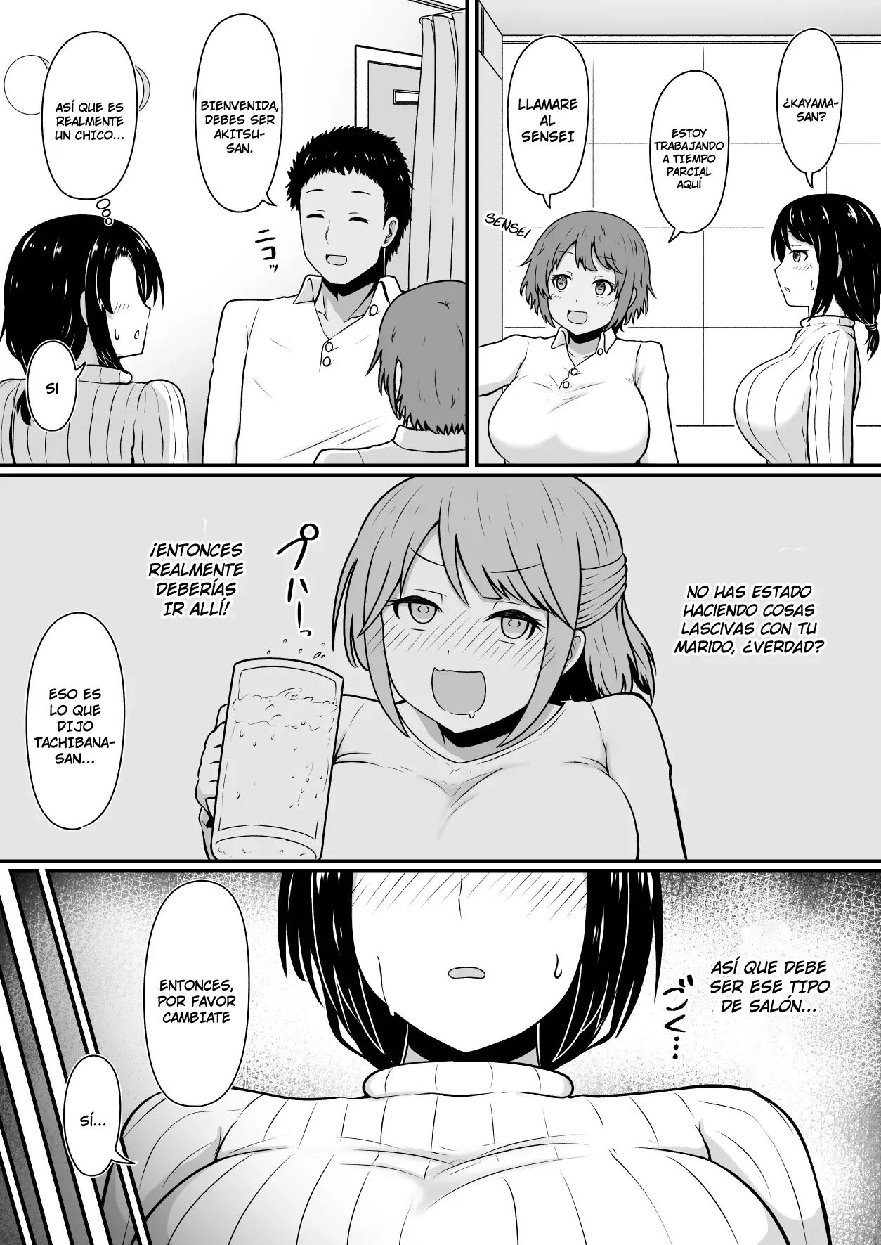 Ecchi na Esthe Salon ni Youkoso Sono 2 | Bienvenido al Salón de Belleza Ladcivo 3 page 4 full
