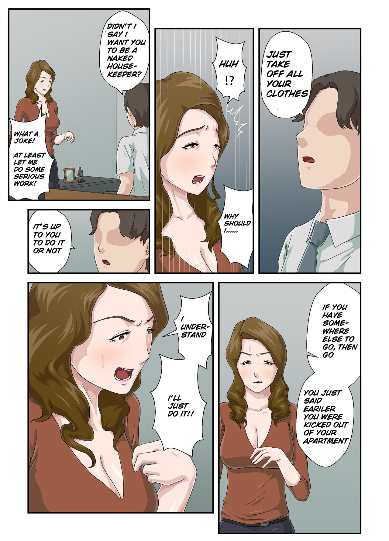 Dai Kirai na Haha wo Zenra Kaseifu ni Shita Hanashi page 10 full