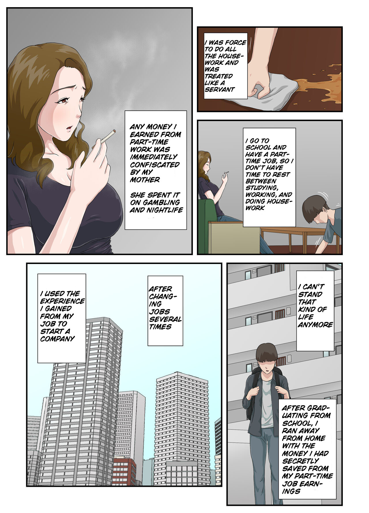 Dai Kirai na Haha wo Zenra Kaseifu ni Shita Hanashi page 4 full