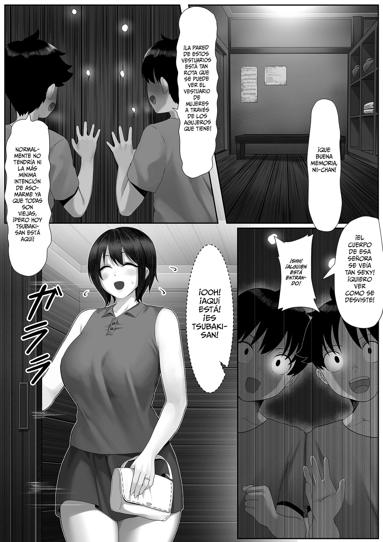 Mama-san Tennis Gasshuku ni Tsuiteitta Ero Kyoudai page 7 full
