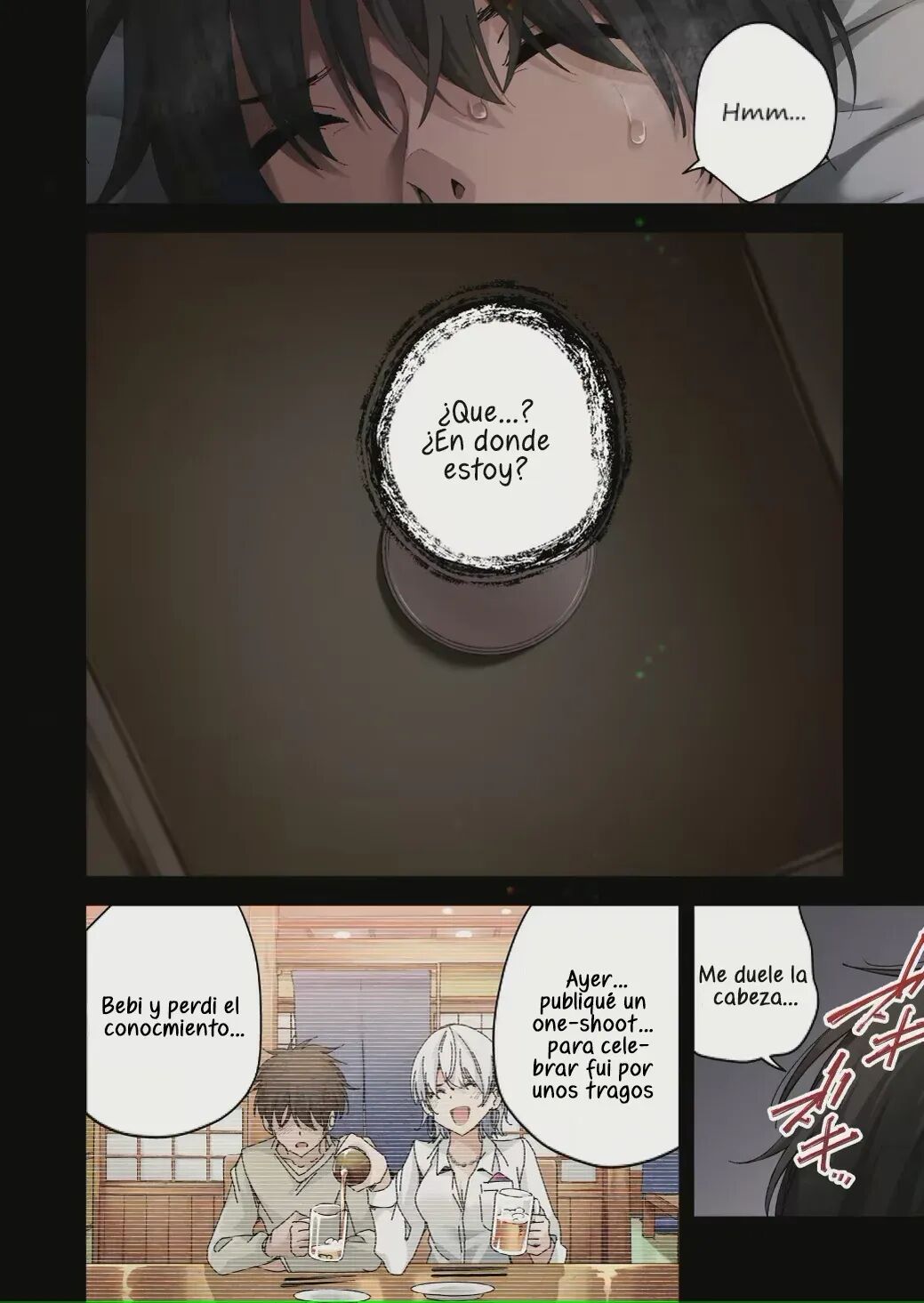 "Full Color Ban" Mishiranu Joshikousei ni Kankin Sareta Mangakka no Hanashi ~if~ | La Historia de un Artista de Manga Confinado por una Extraña Chica de Secundaria ~What if~ "A Color" page 3 full