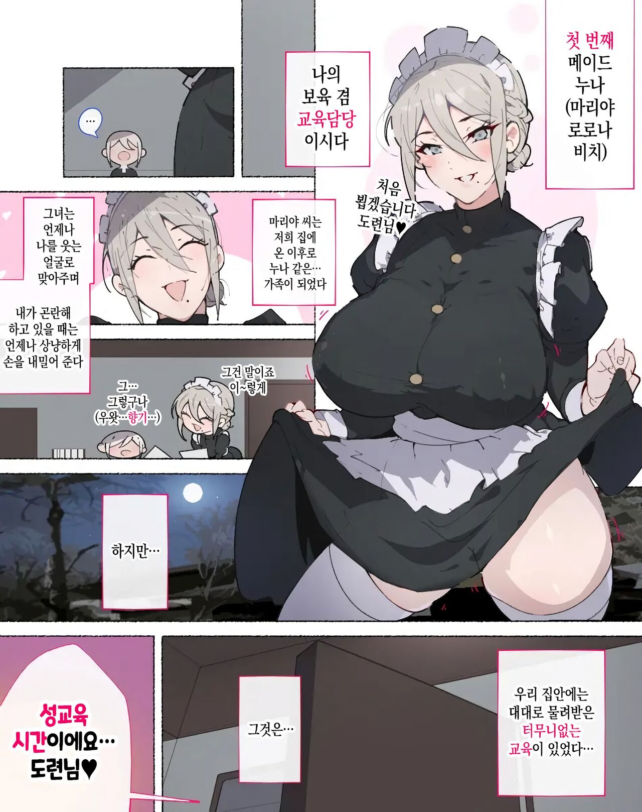 Seikyouiku no Ojikan desu yo!! Bouchama! | 성교육시간이에요!! 도련님! page 7 full