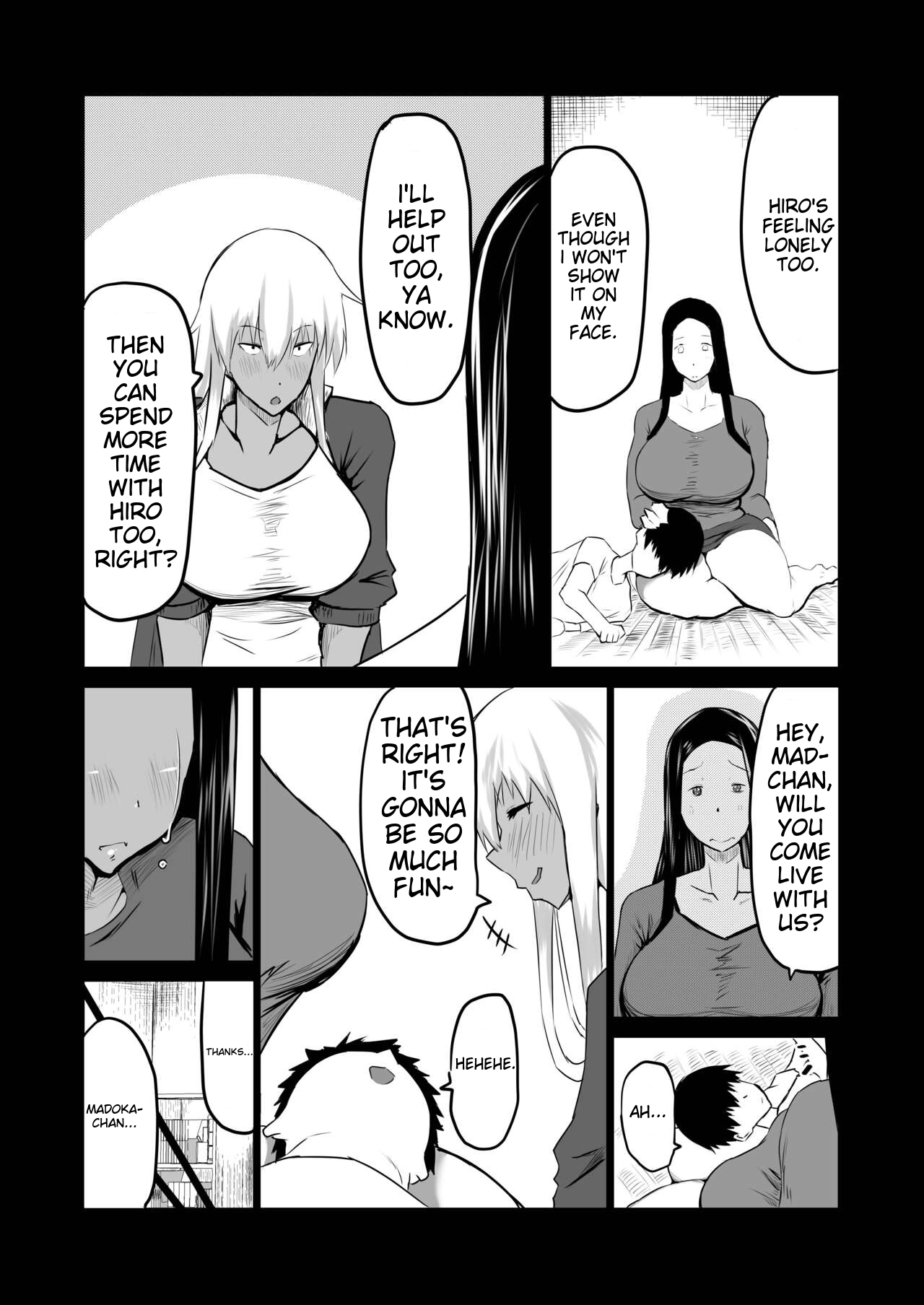 Tomodachi ga Boku no Oba to Mama de Gachinuki-1280x page 7 full