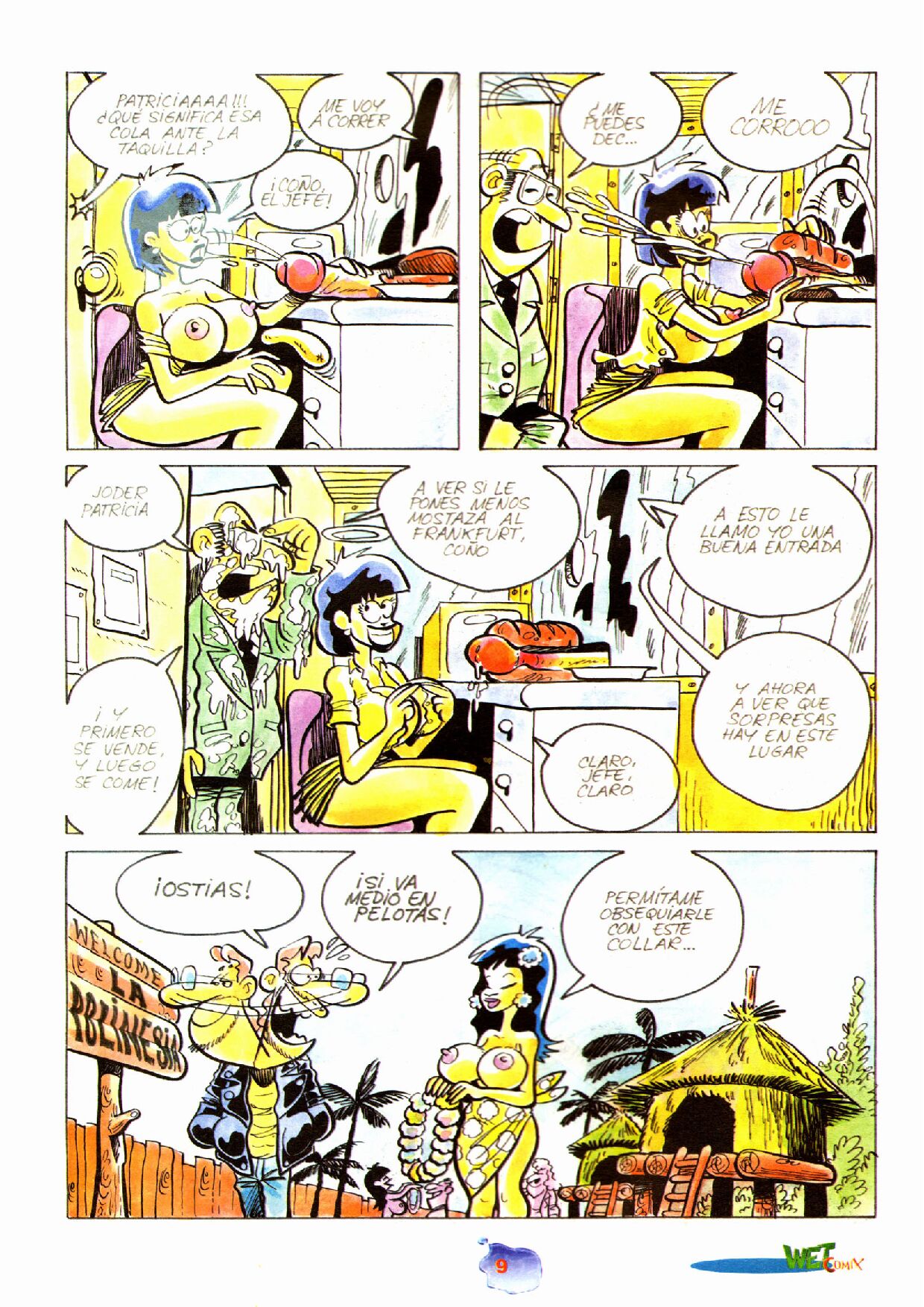 Wet Comix #8 page 9 full