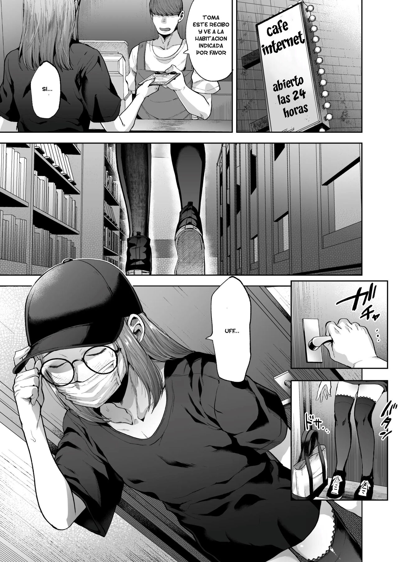 Jishou Nonke Josouko, NeCafe de Ochiru. | Un autoproclamado travesti heterosexual se enamora del Netcafe page 4 full