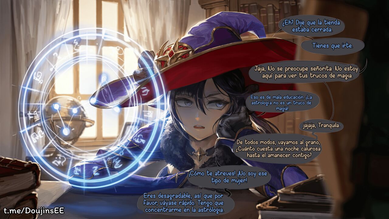 Astrologist  Mona-Chan vende su coño por Moras page 5 full