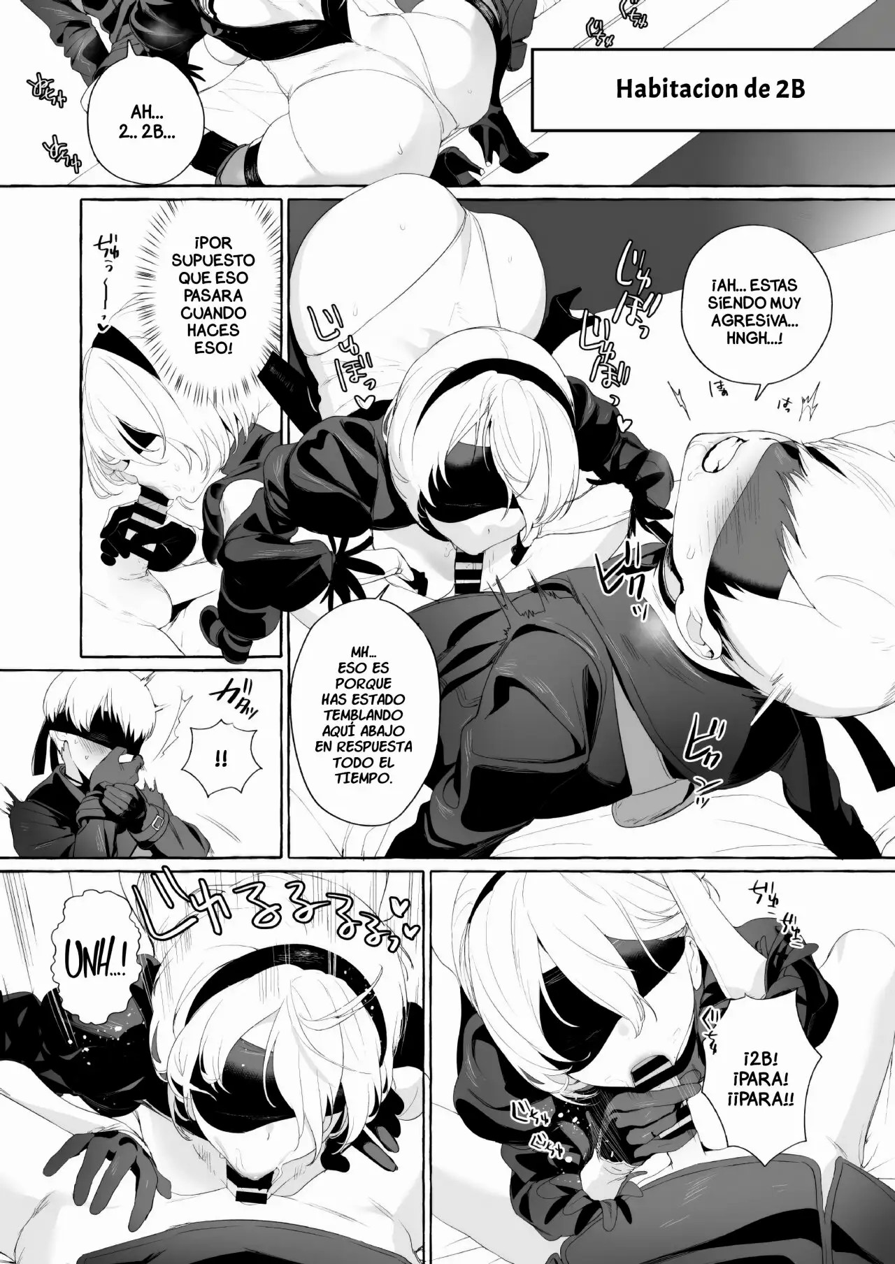 2B Model Sexaroid-ka Keikakusho｜2B Model Sexbot Conversion Project page 3 full