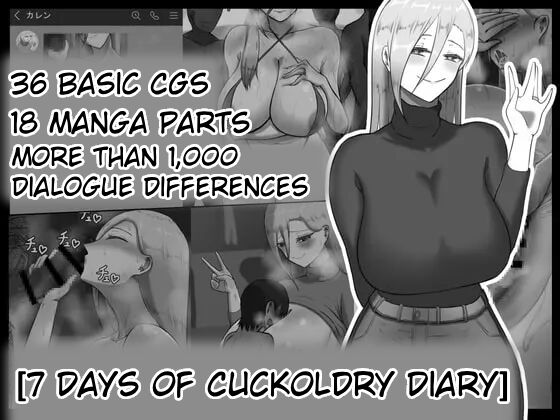 "7-nichikan no Netorase Kiroku" | 7 Days of Cuckoldry page 1 full