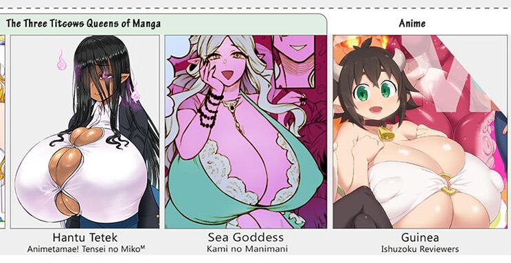 Anime Titty Comparison Chart page 8 full