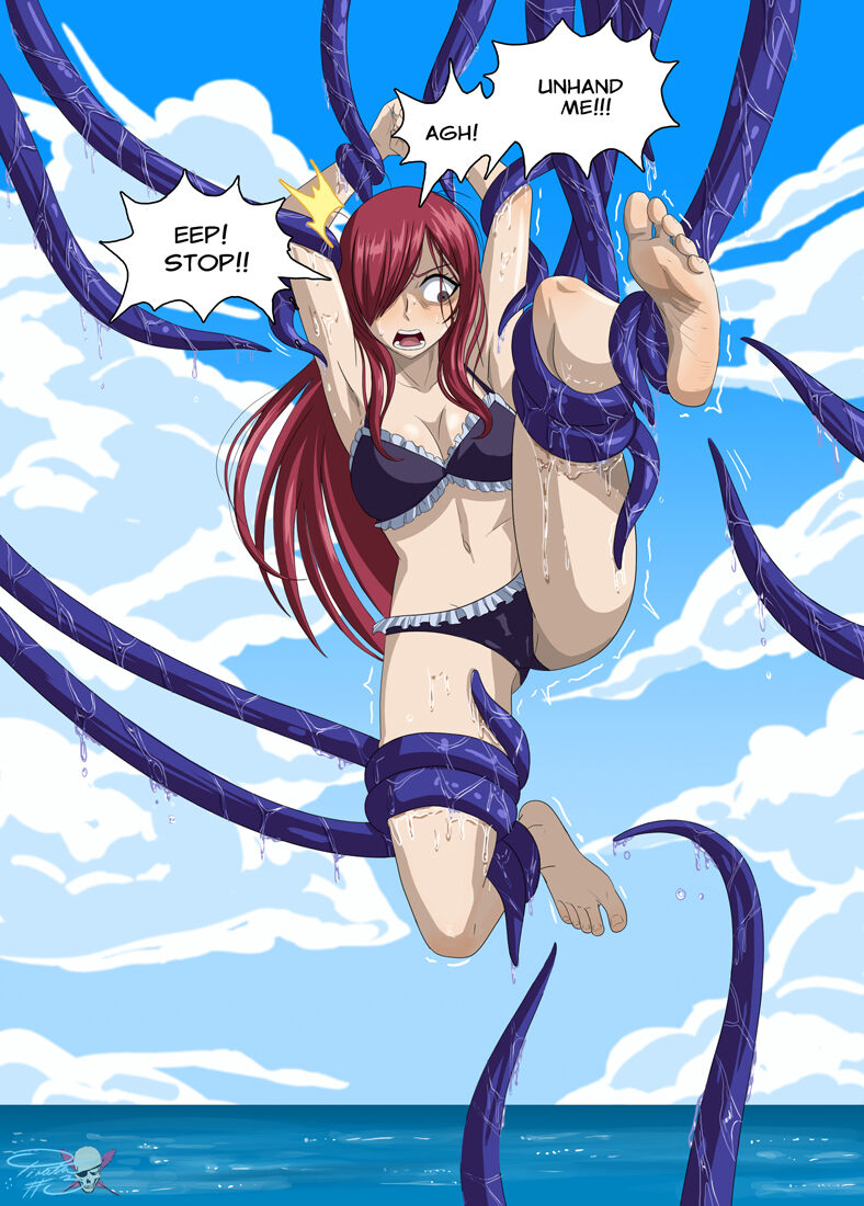 Erza Tentickles Trouble! page 1 full