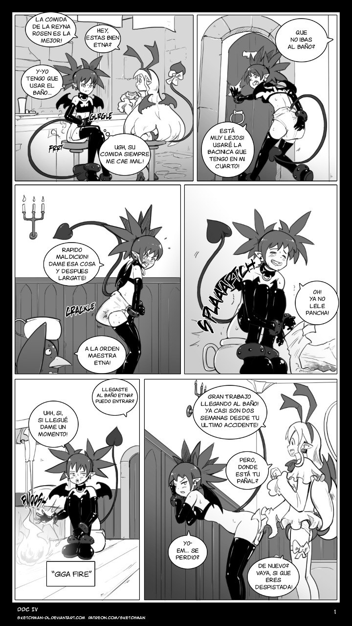 SketchMan-DL MINI COMIC page 1 full