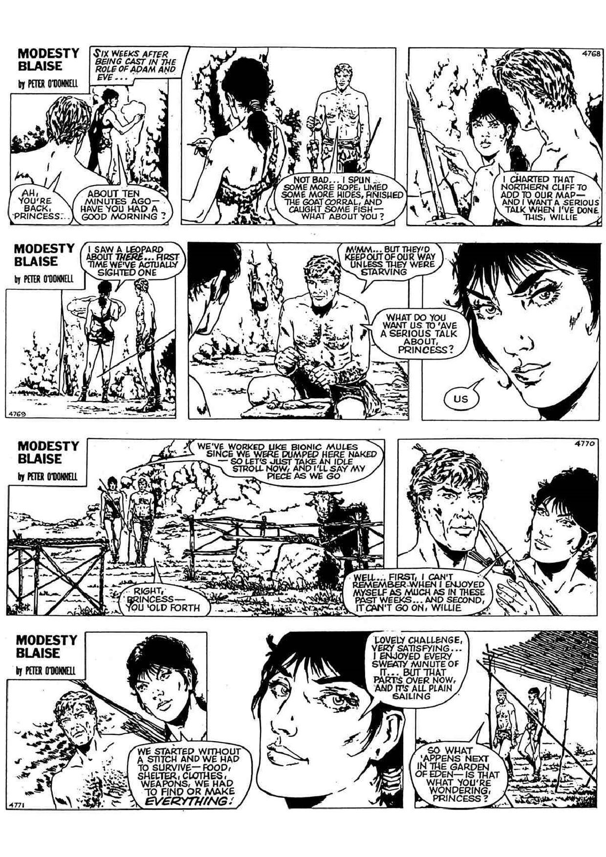 Modesty Blaise - Eve and Adam page 10 full