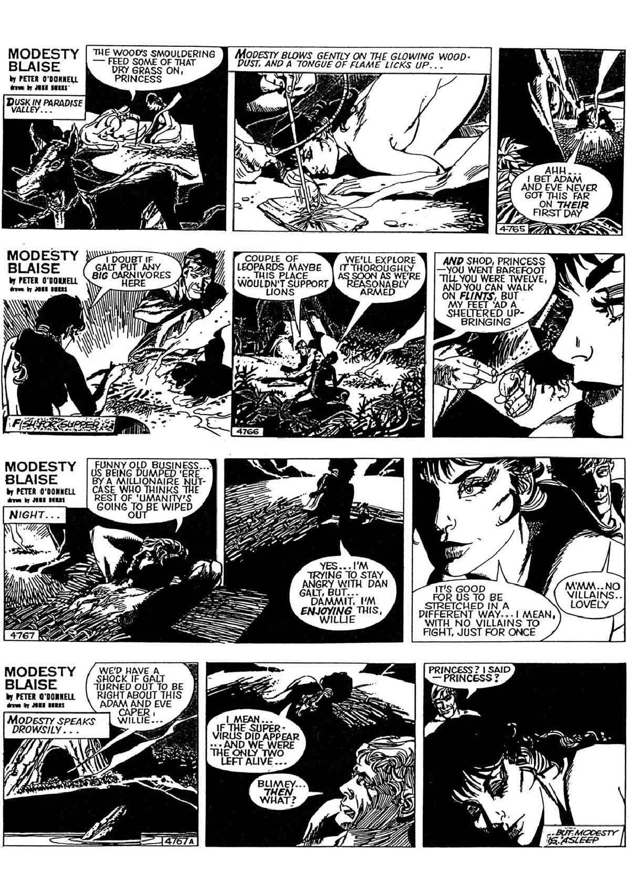 Modesty Blaise - Eve and Adam page 9 full