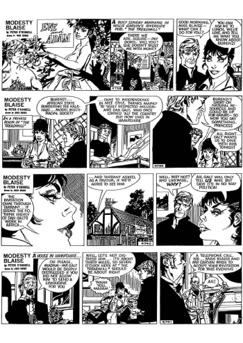 Modesty Blaise - Eve and Adam cover