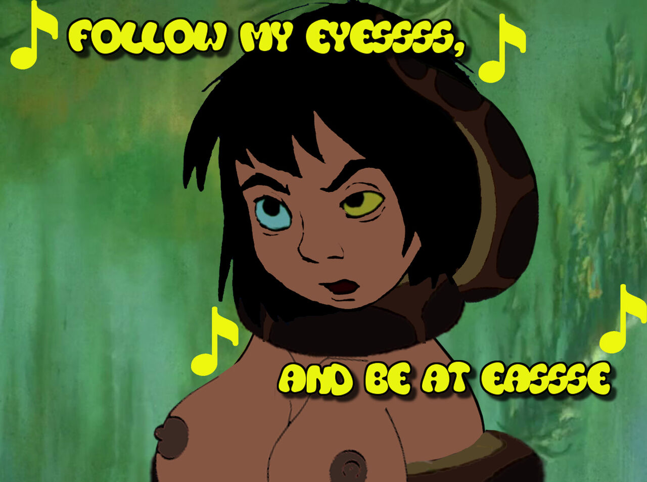 Kaa and Mowgli page 9 full