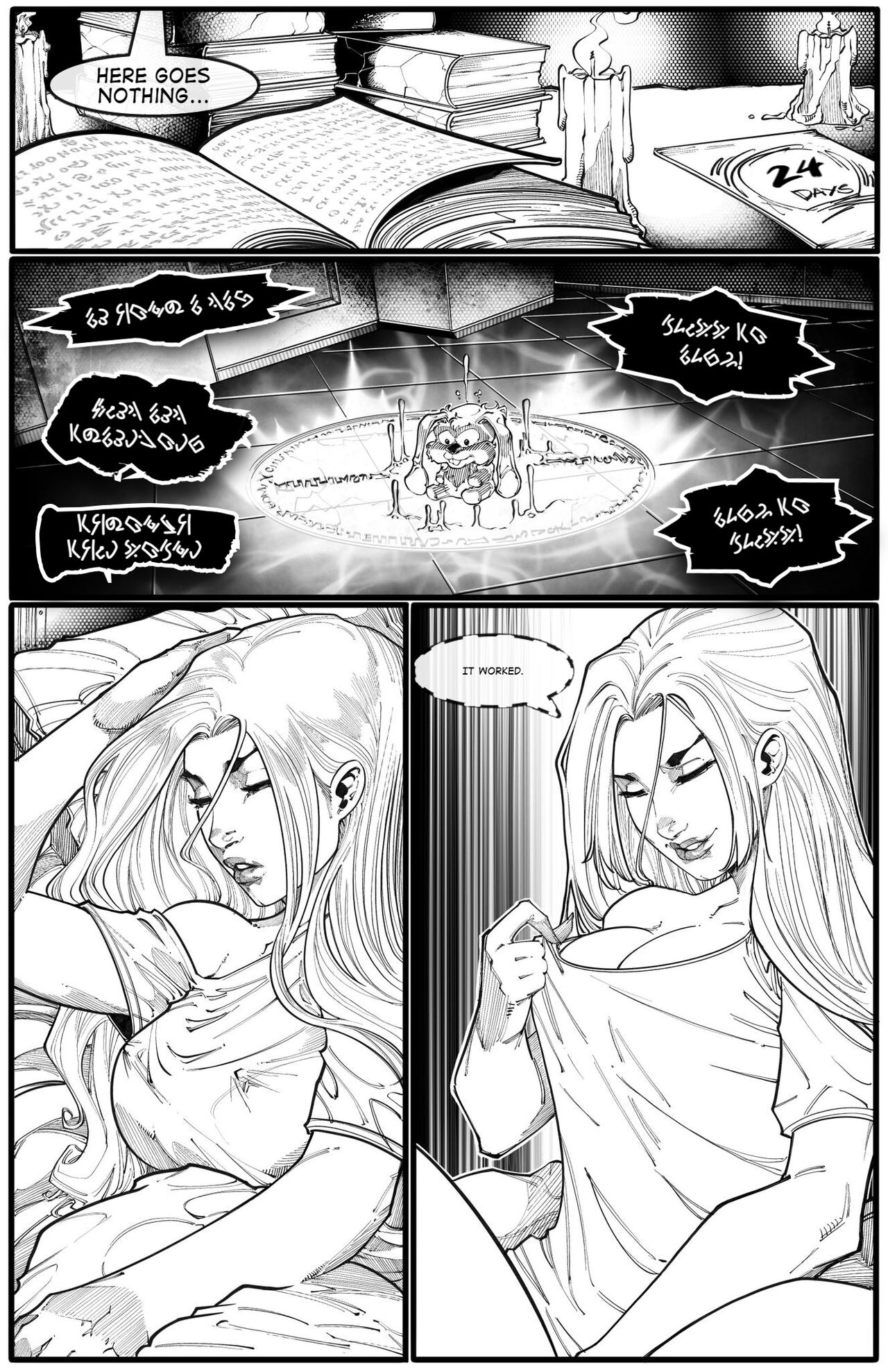 Cabin in the Morning Woods: Prequel page 3 full