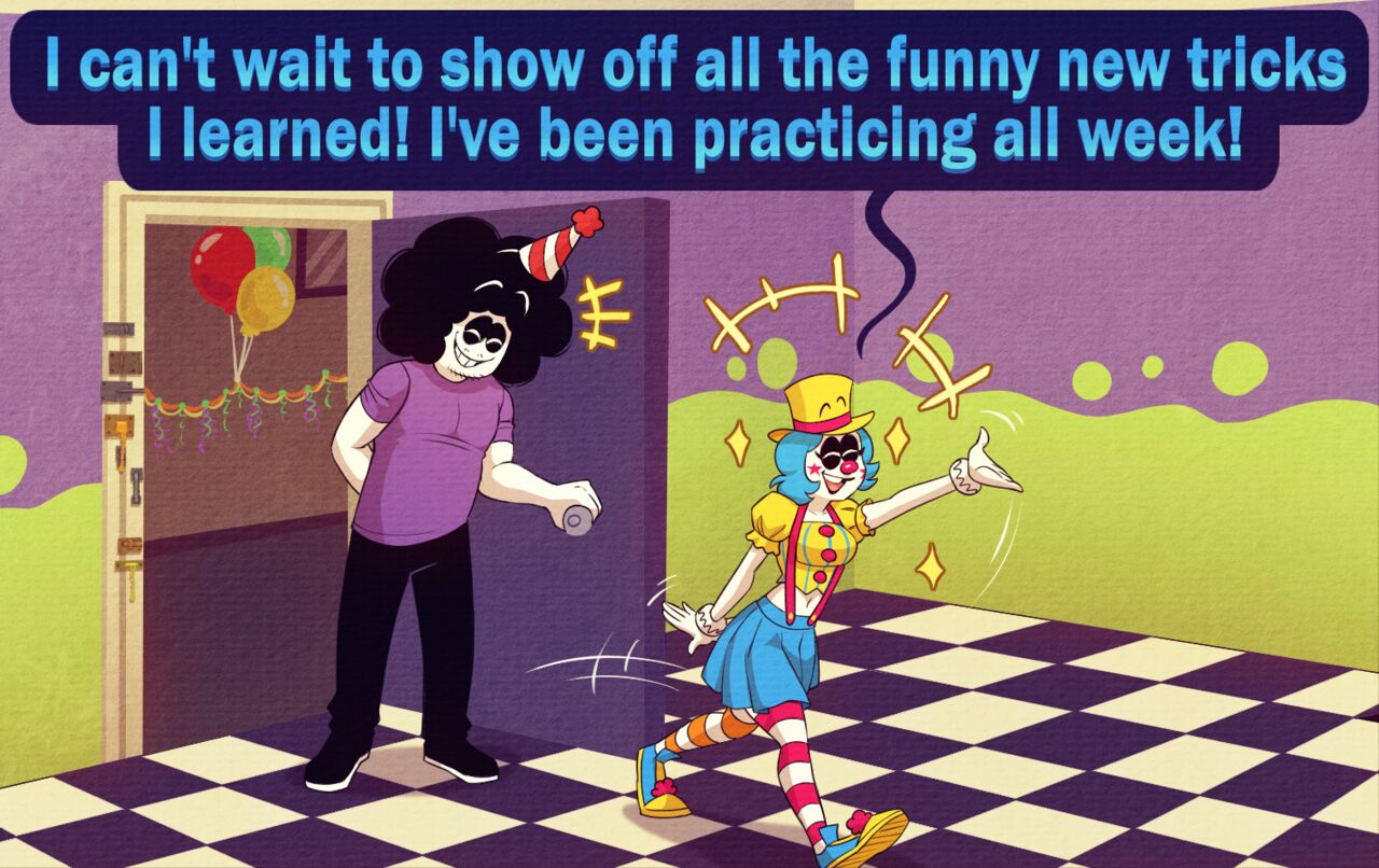 I heard he likes clowns page 1 full