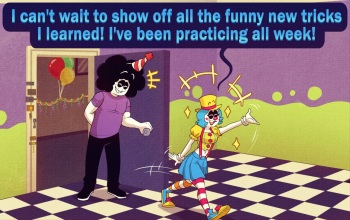 I heard he likes clowns cover