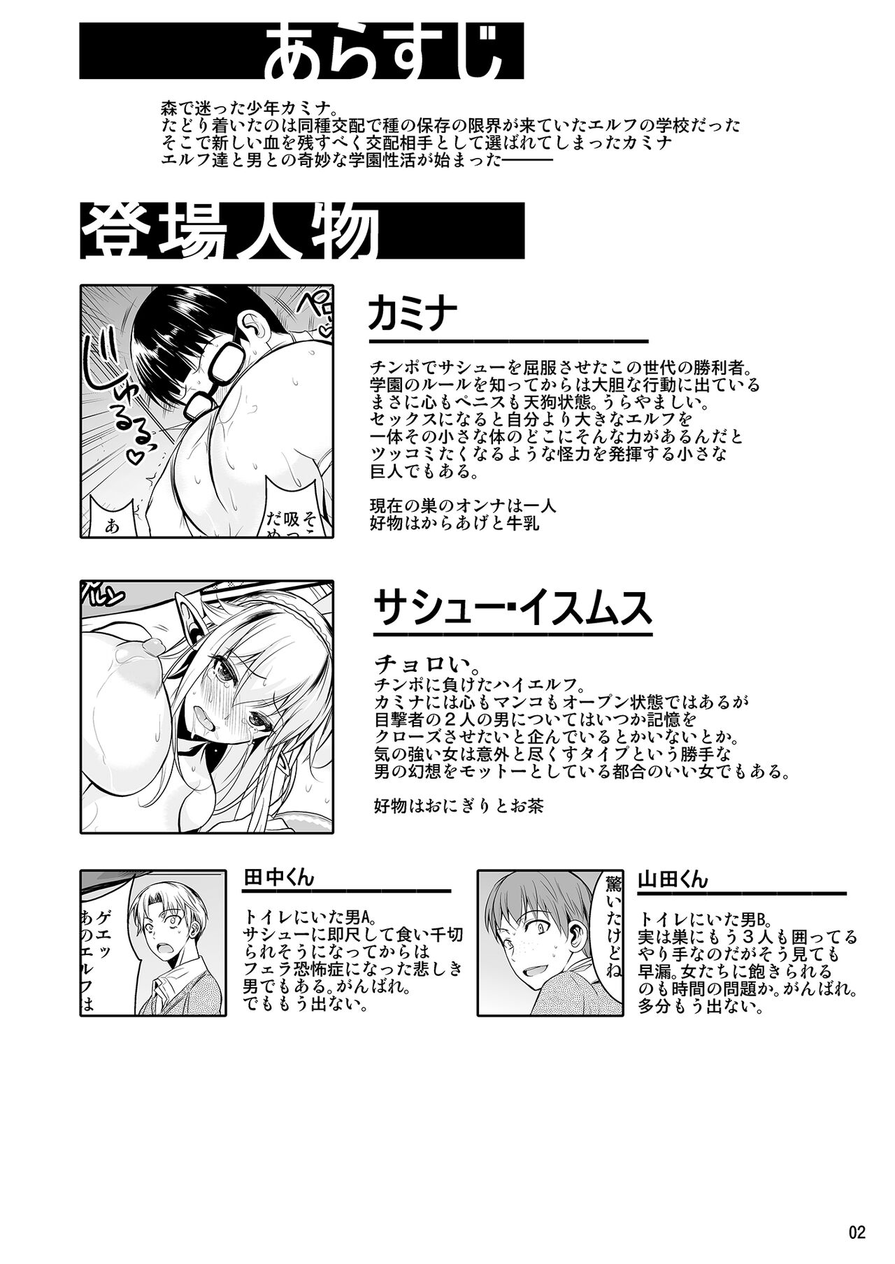 High Elf x High School Kuro page 3 full