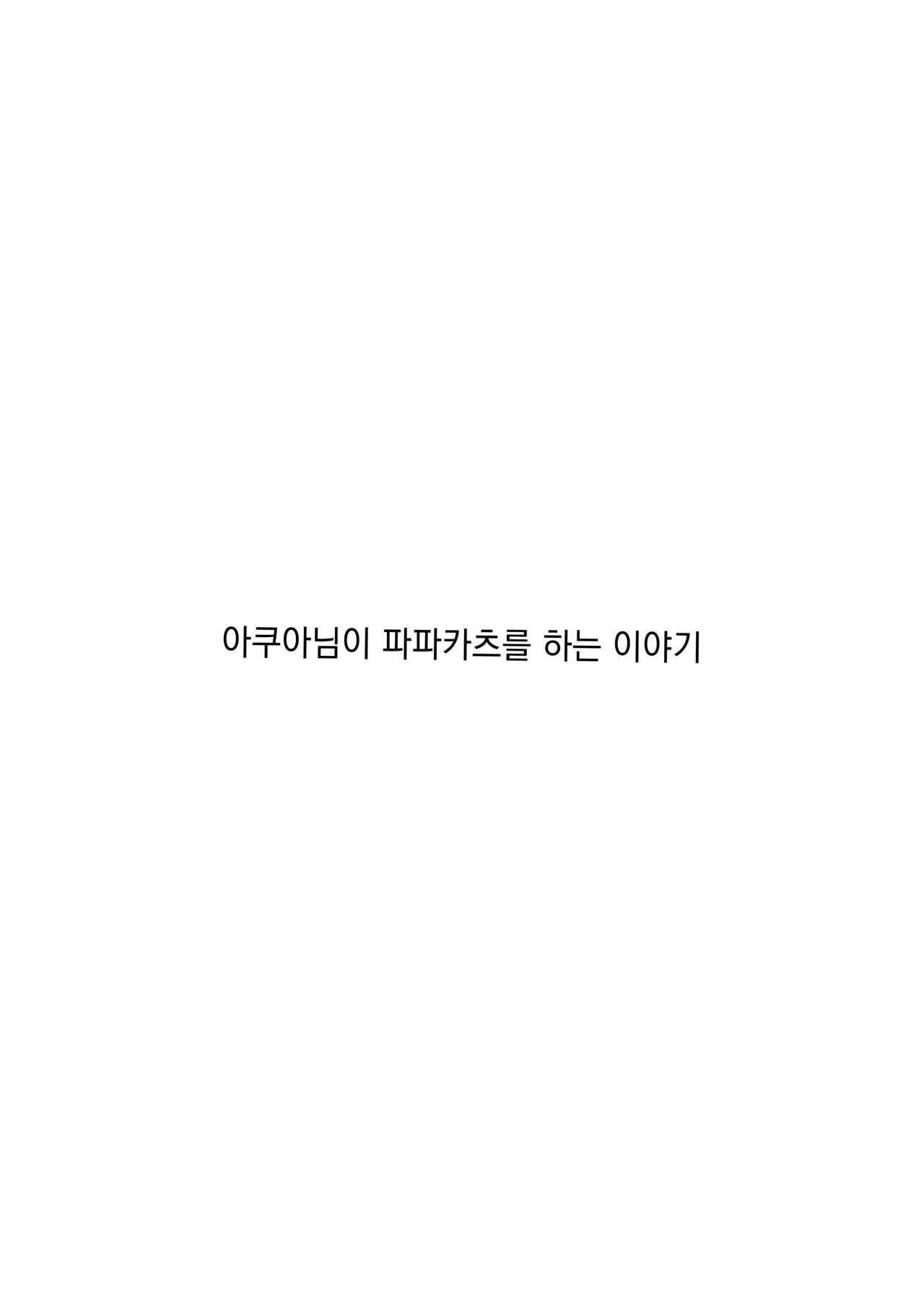 Aqua-sama’s P-activation story | 아쿠아님  이 P활 하는썰 page 2 full