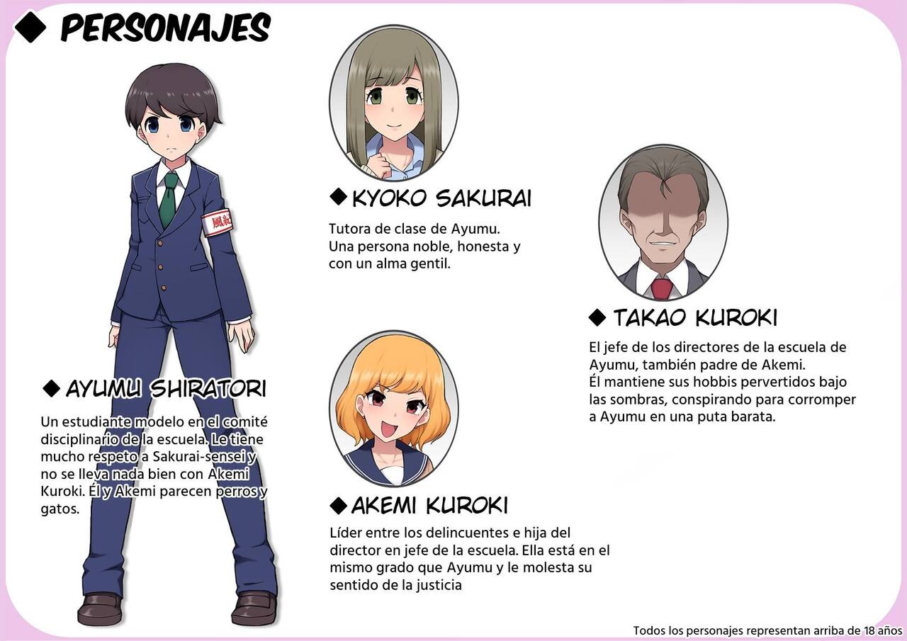 Josou Mesu Ochi Fuuki Iin Kiyoku Tadashii Mohansei ga Inran Bitch ni Ochiru made | Comité de feminizacion Justicia Ninfomana!! page 2 full