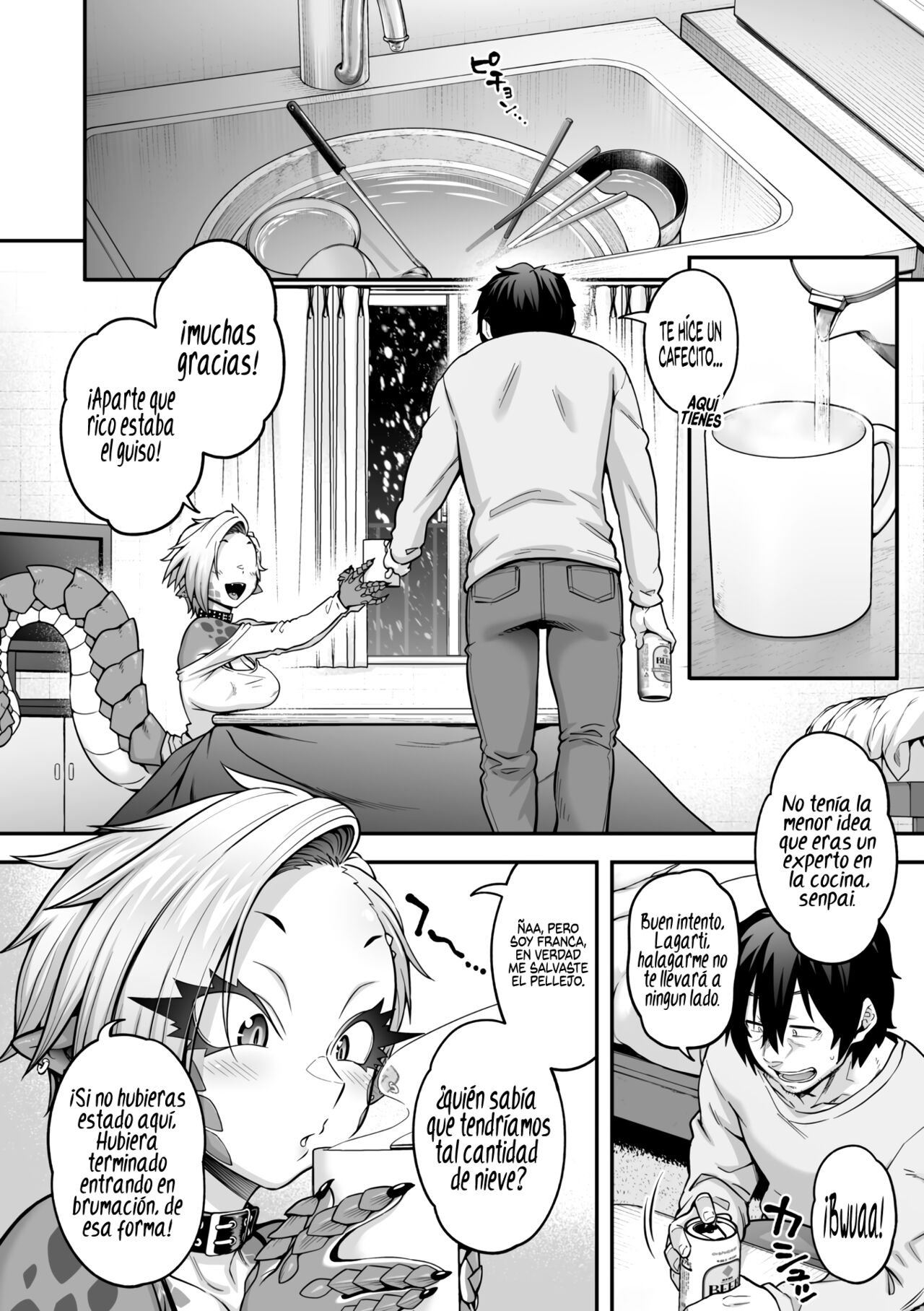 Yukifuru Yoru no Reptile | Reptile on a Snowy Night page 4 full