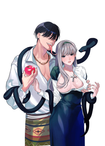 Tsumi wo Okashita Shuudou Onna wa Orochi no Mamono ni Zange suru | Sinful Nun Pays Penitence To The Serpent cover