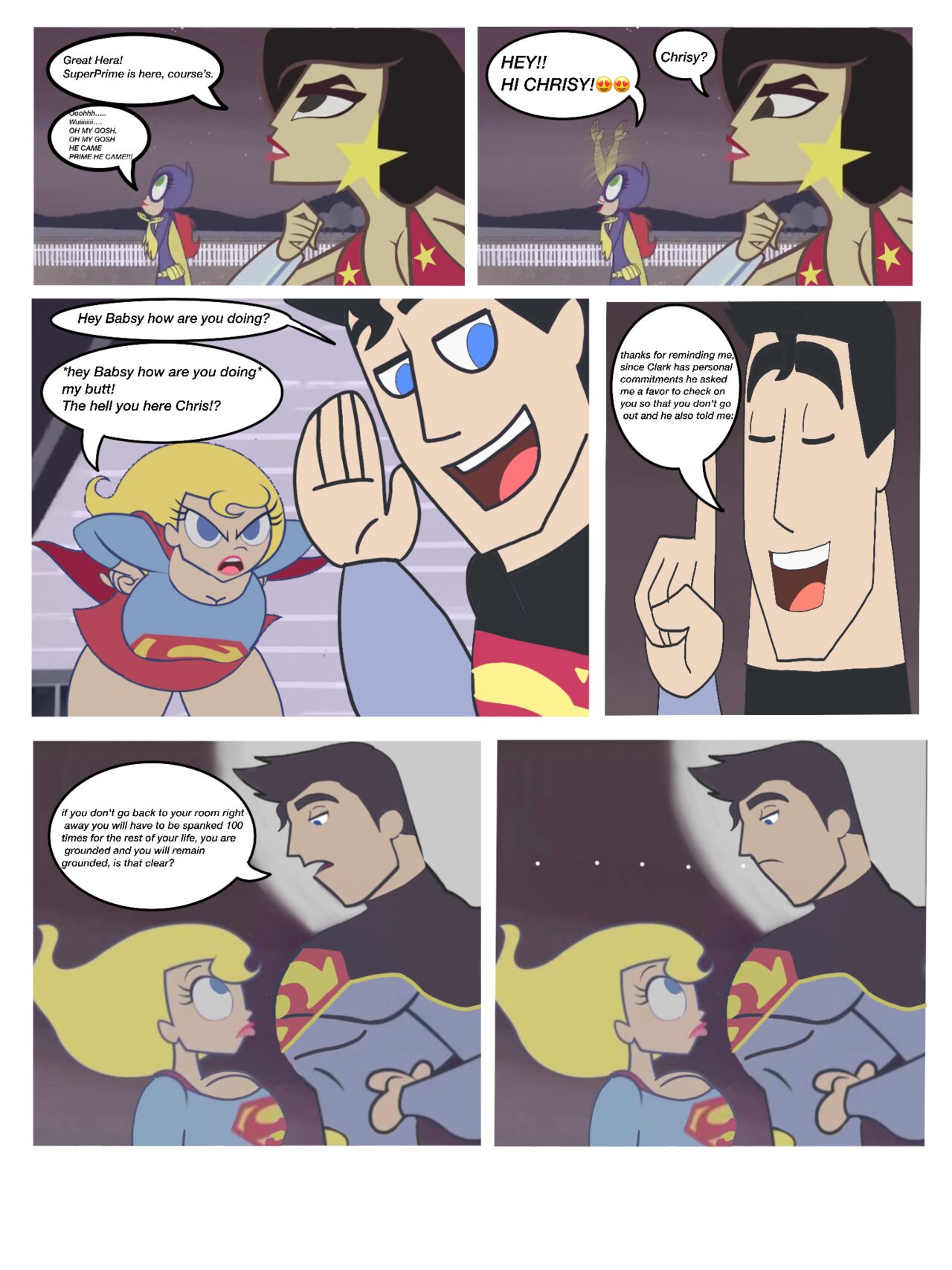 Dc Super Best Friends Forever - The Girl’s Punishment page 7 full
