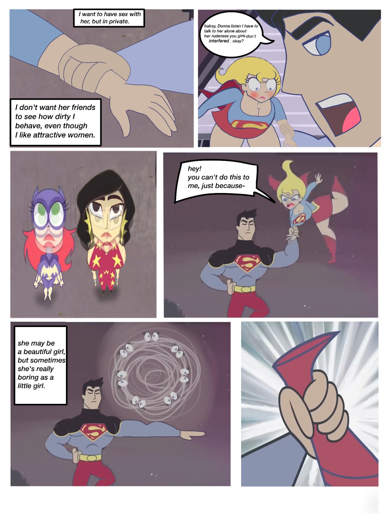 Dc Super Best Friends Forever - The Girl’s Punishment page 9 full