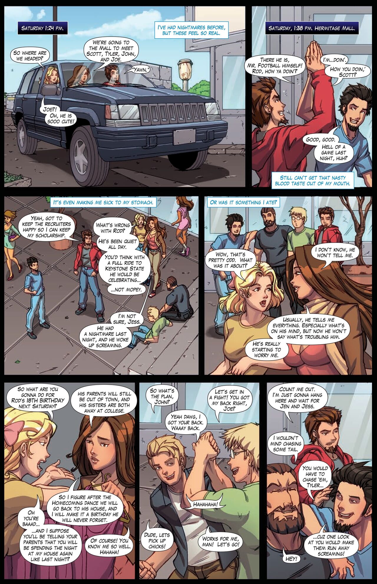 Night Wolf #1 by Lone Wolf Comics page 10 full