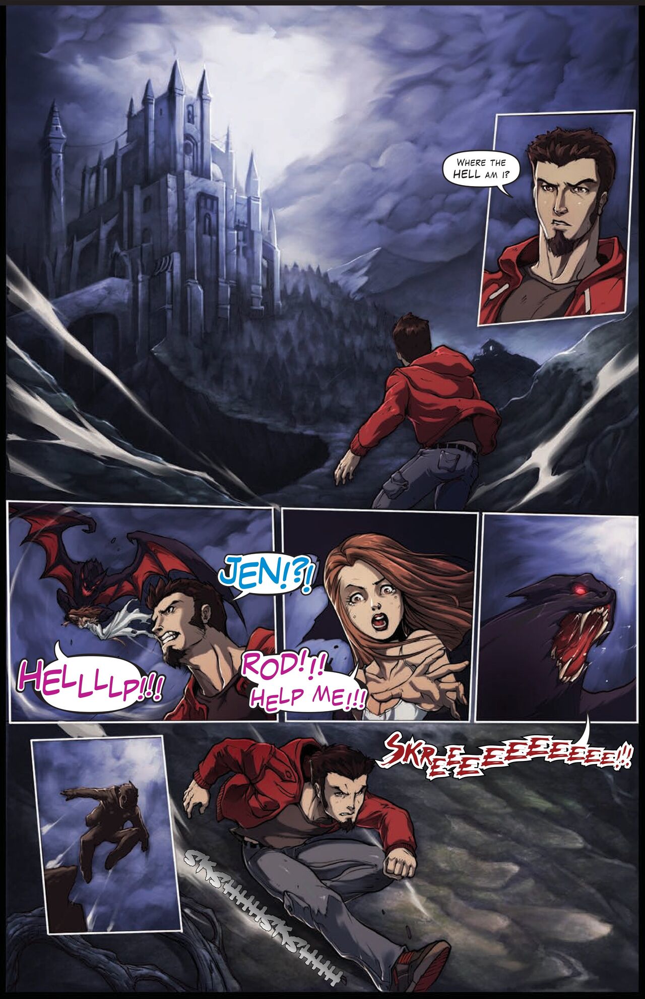 Night Wolf #1 by Lone Wolf Comics page 4 full