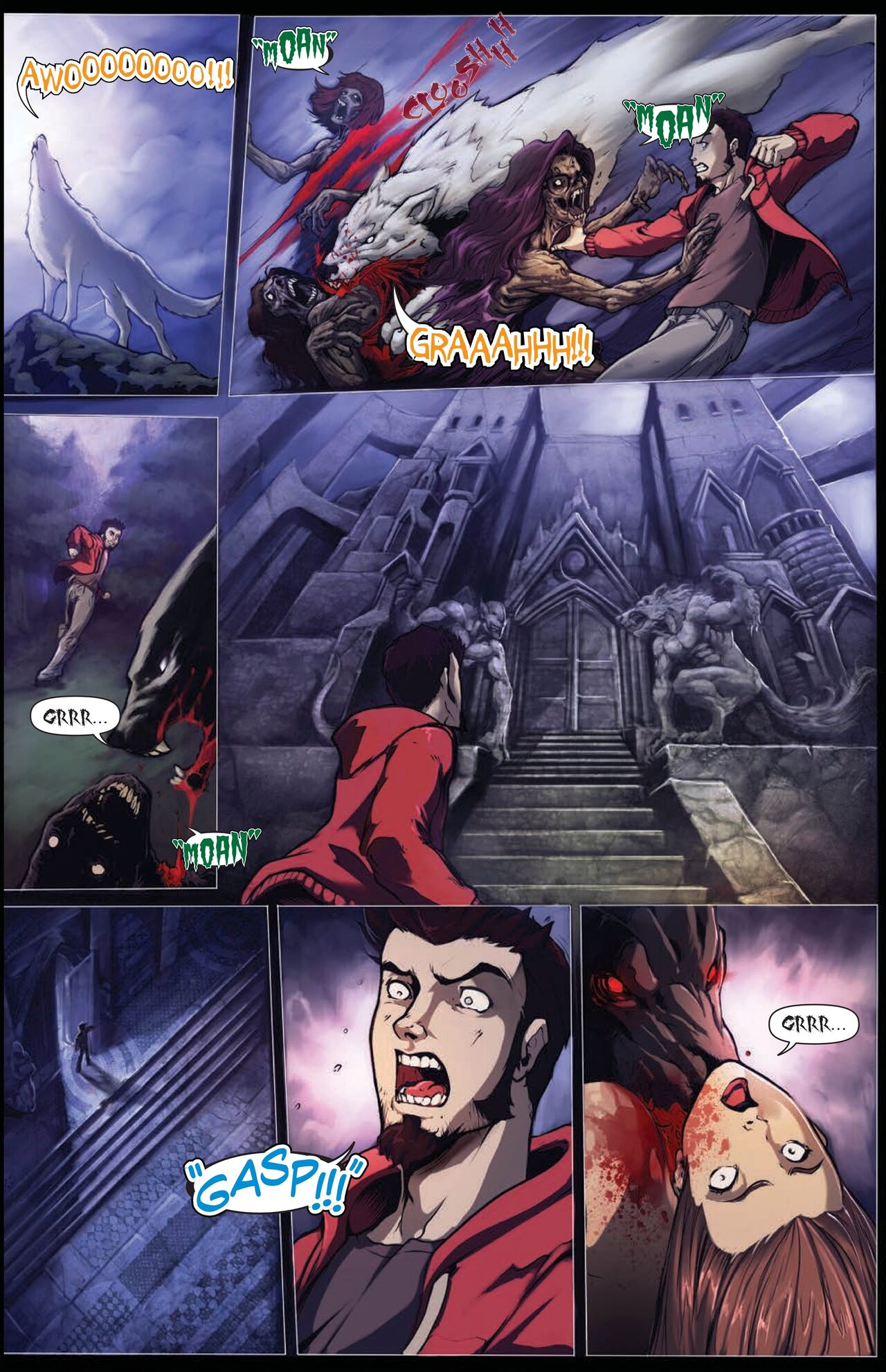 Night Wolf #1 by Lone Wolf Comics page 6 full