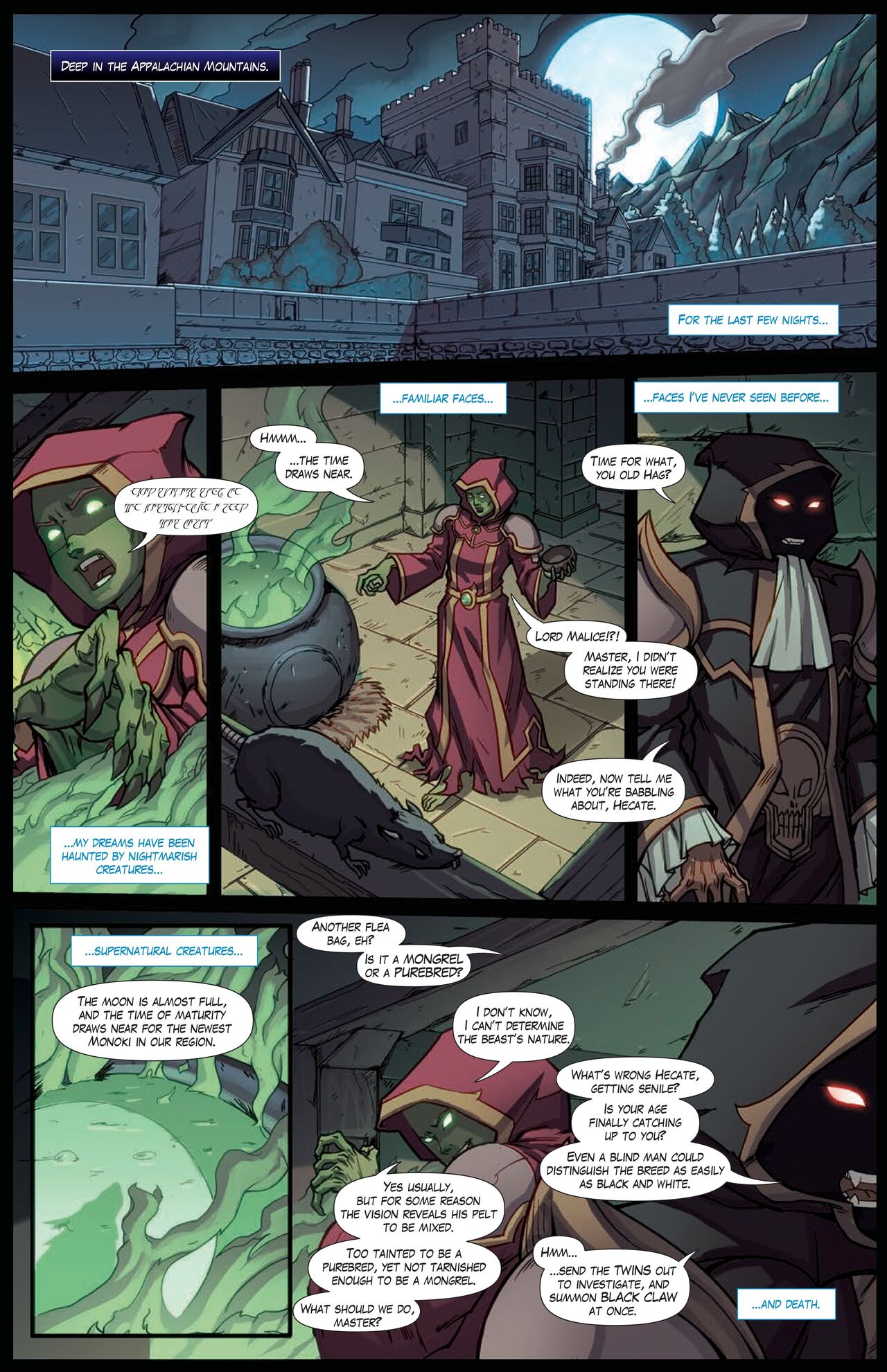Night Wolf #1 by Lone Wolf Comics page 9 full