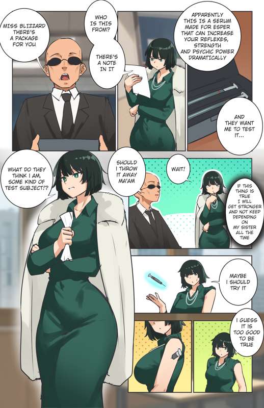 Tatsumaki &amp; Fubuki Comic page 2 full