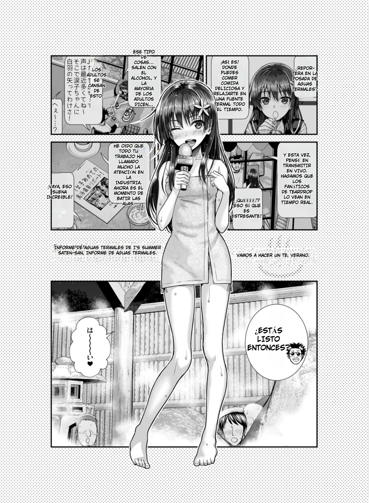 Saten-san Onsen Report Suru Natsu - Saten-san's Hot Spring Report Summer  | Saten-san Informa Sobre las Aguas Termales del Verano page 3 full
