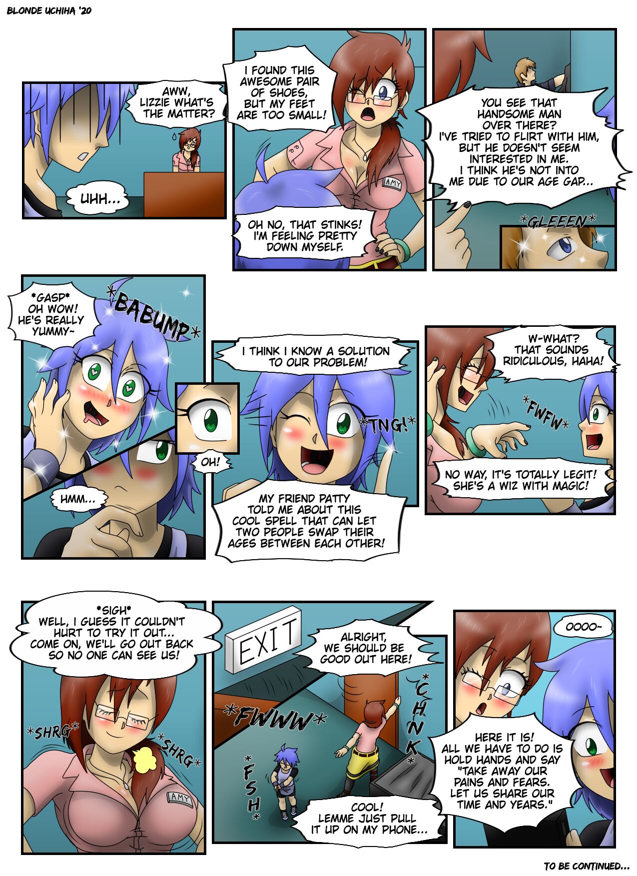 Lizzie &amp; Amy's Swappin' Good Time page 3 full