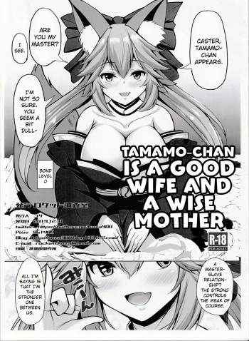 Tamamo-chan wa ryōsaikenbodesu mono | Tamamo-chan is a Good Wife and a Wise Mother cover