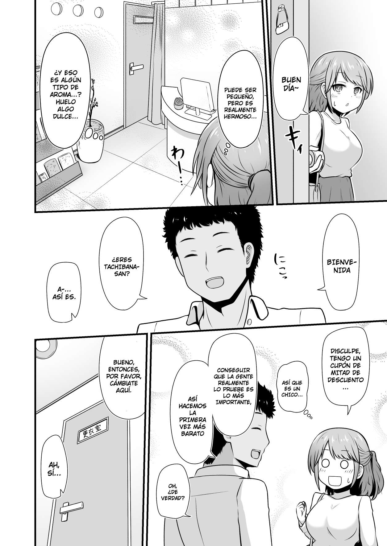 Ecchi na Esthe Salon ni Youkoso Sono 1 | Bienvenido al Salón de Belleza Ladcivo 1 page 3 full