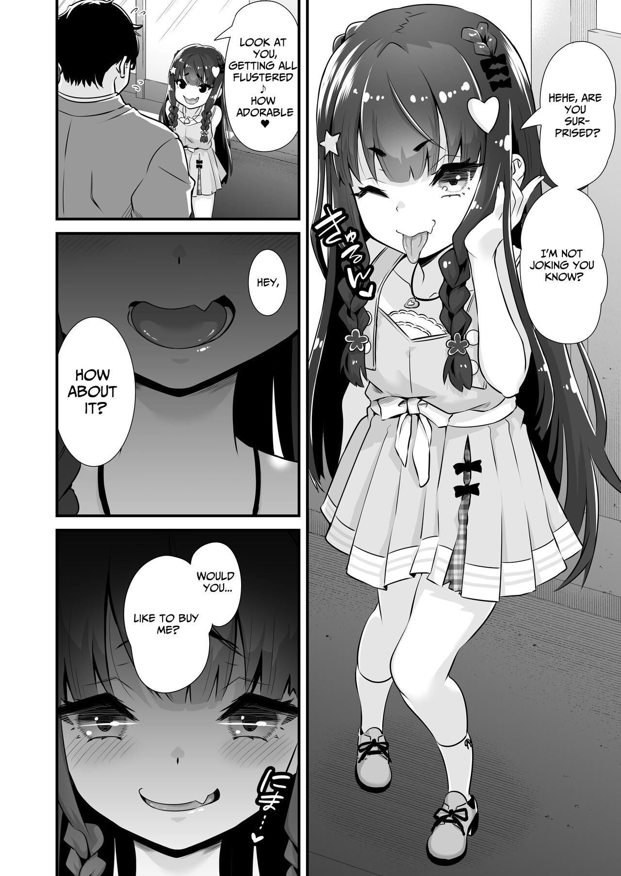 Succubus Prostitute Sayaka VS Stallion Middle Aged Man page 3 full