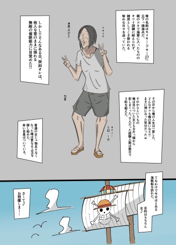 『OnePiece x Muteki Noryoku Kimoo』 cover