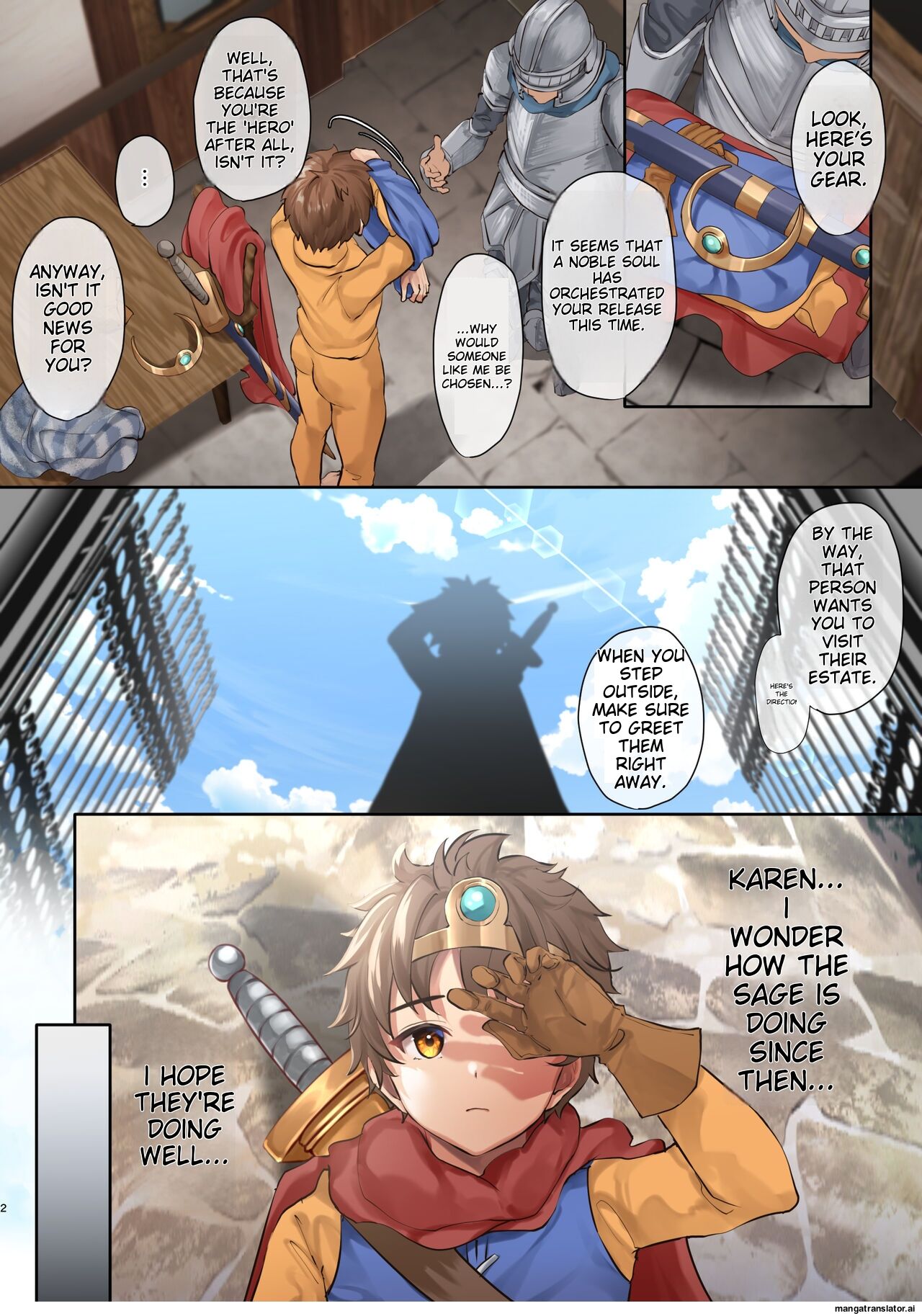 Kuzu Kenja after II Osananajimi no Souryo o Sukuu Tame, Yuusha wa Shoujo ni Naru page 5 full